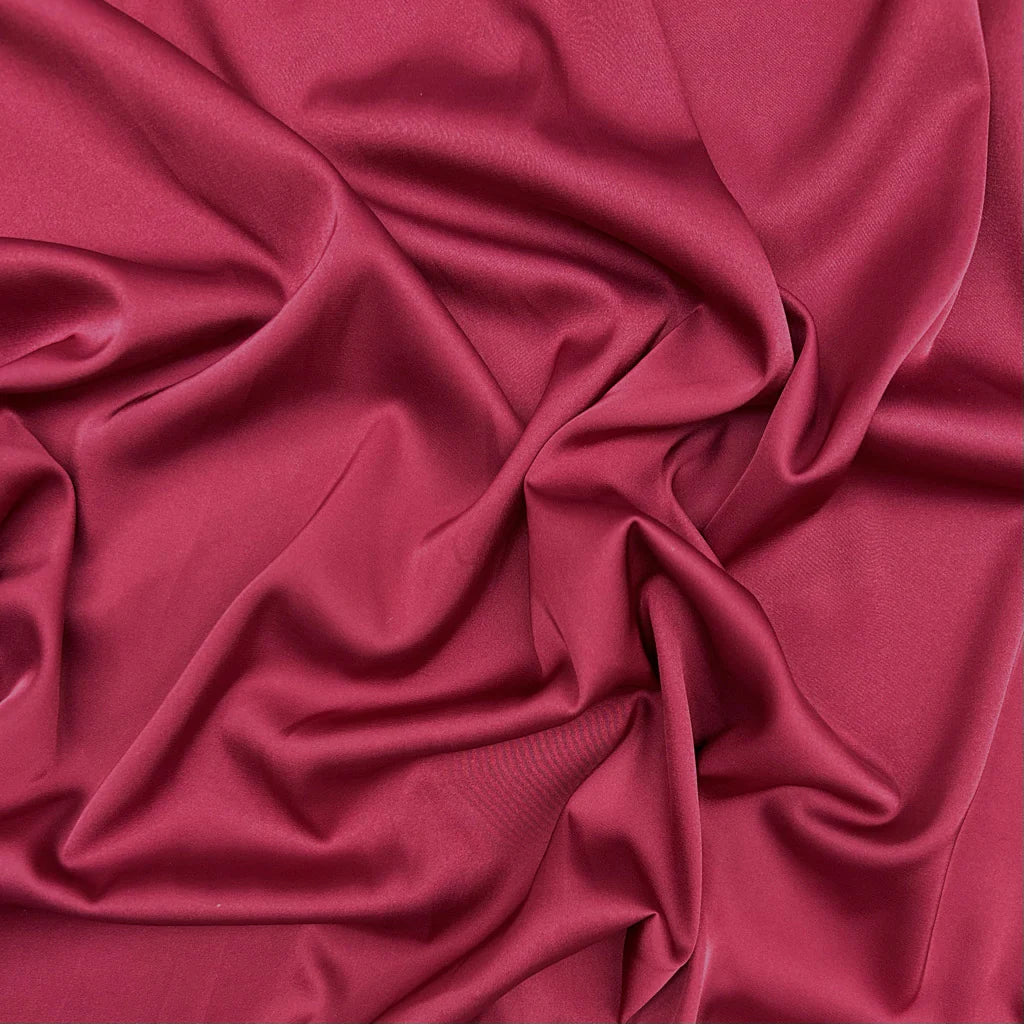 Burgundy Wrap Tulip Dress