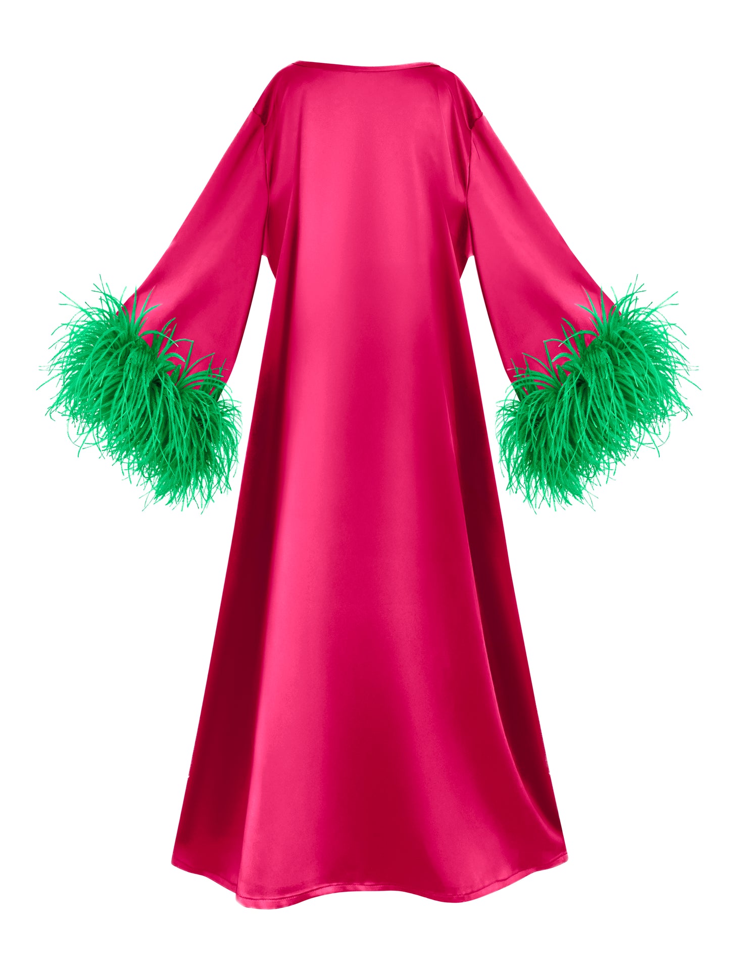Pink and Green Island Dress