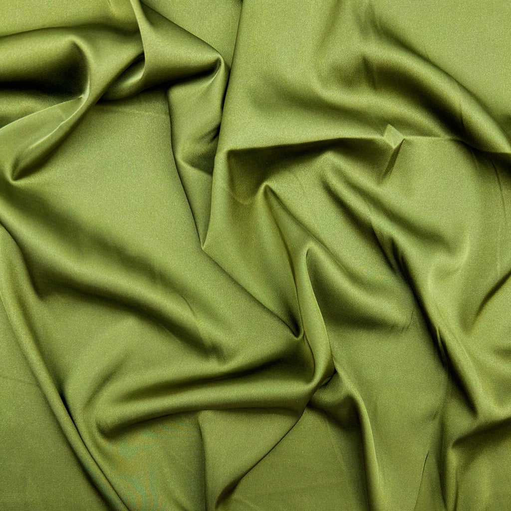 Olive Green Wrap Tulip Dress