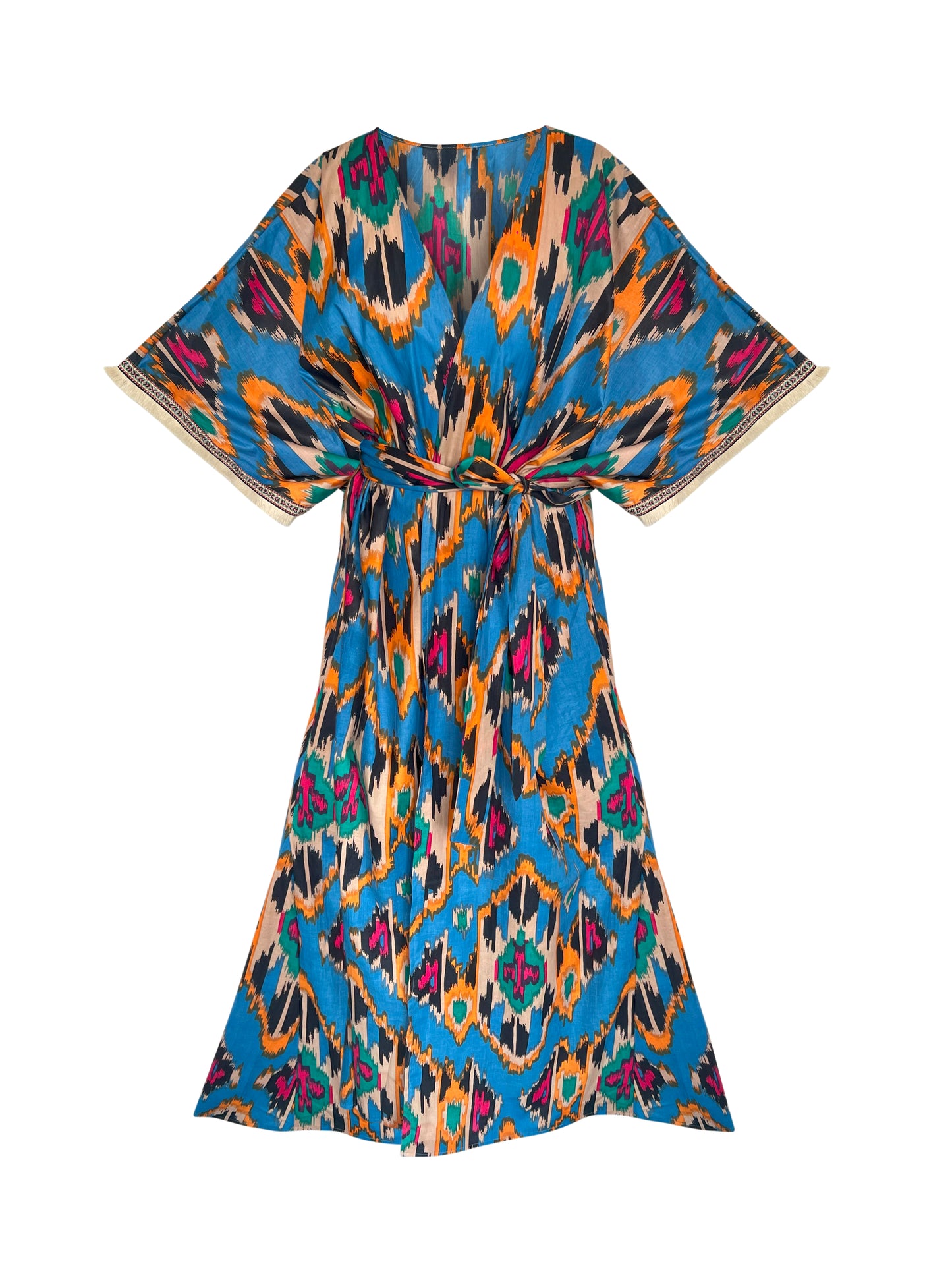 Holiday Summer Multi Long Kimono