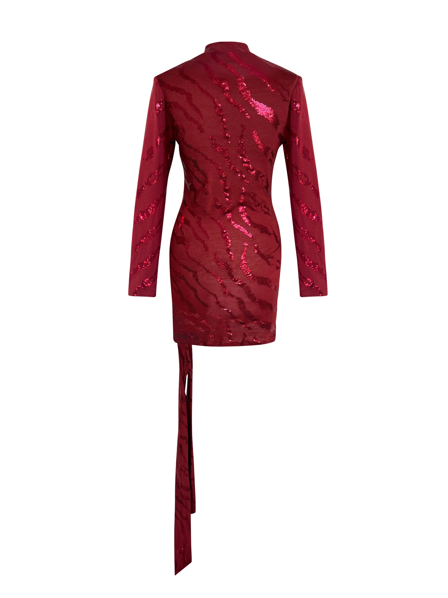 Mini Red Seduction Evening Party Bodycon Dress
