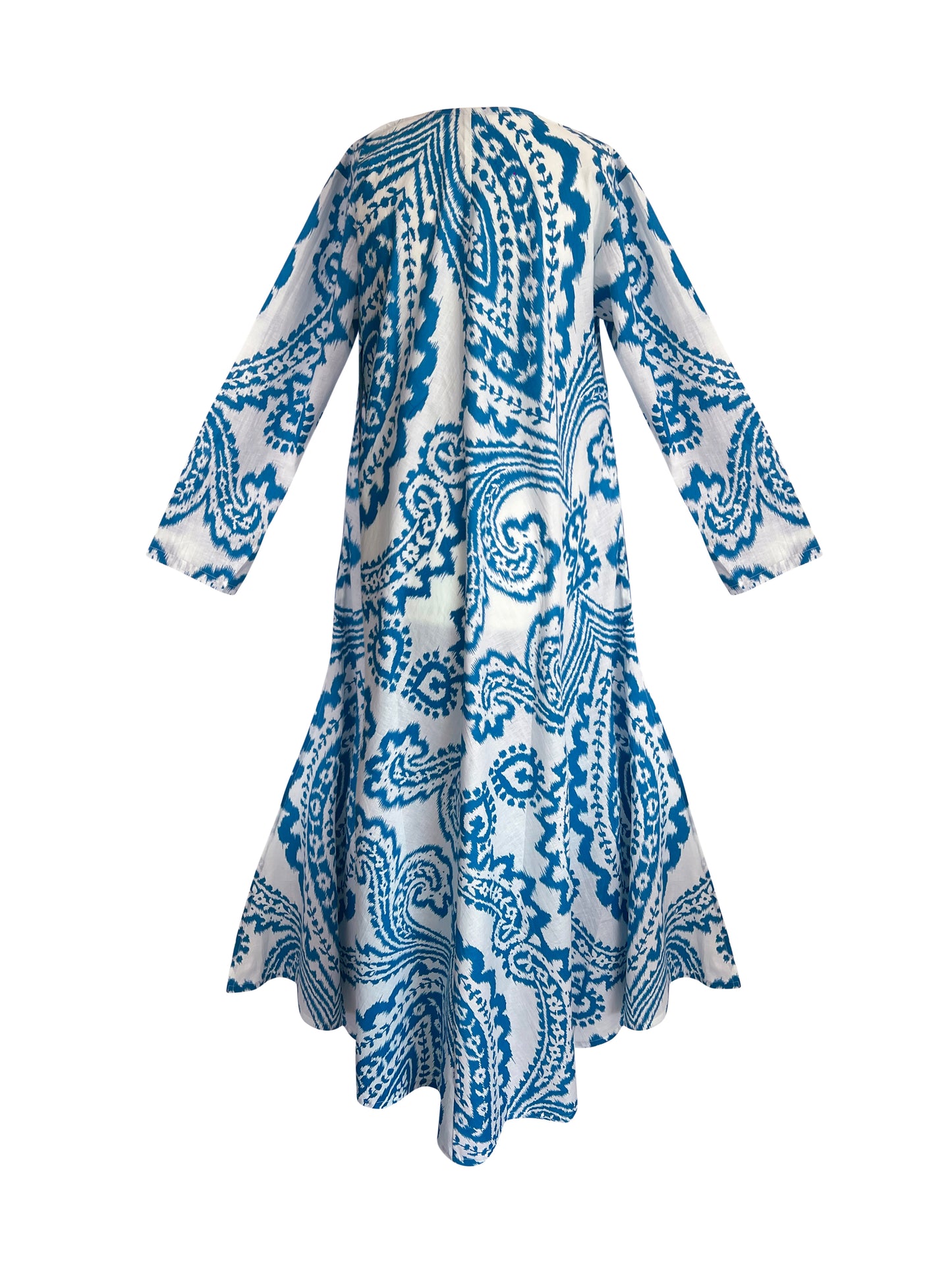 Summer Beach Vacation Holiday Greek Blue Kaftan