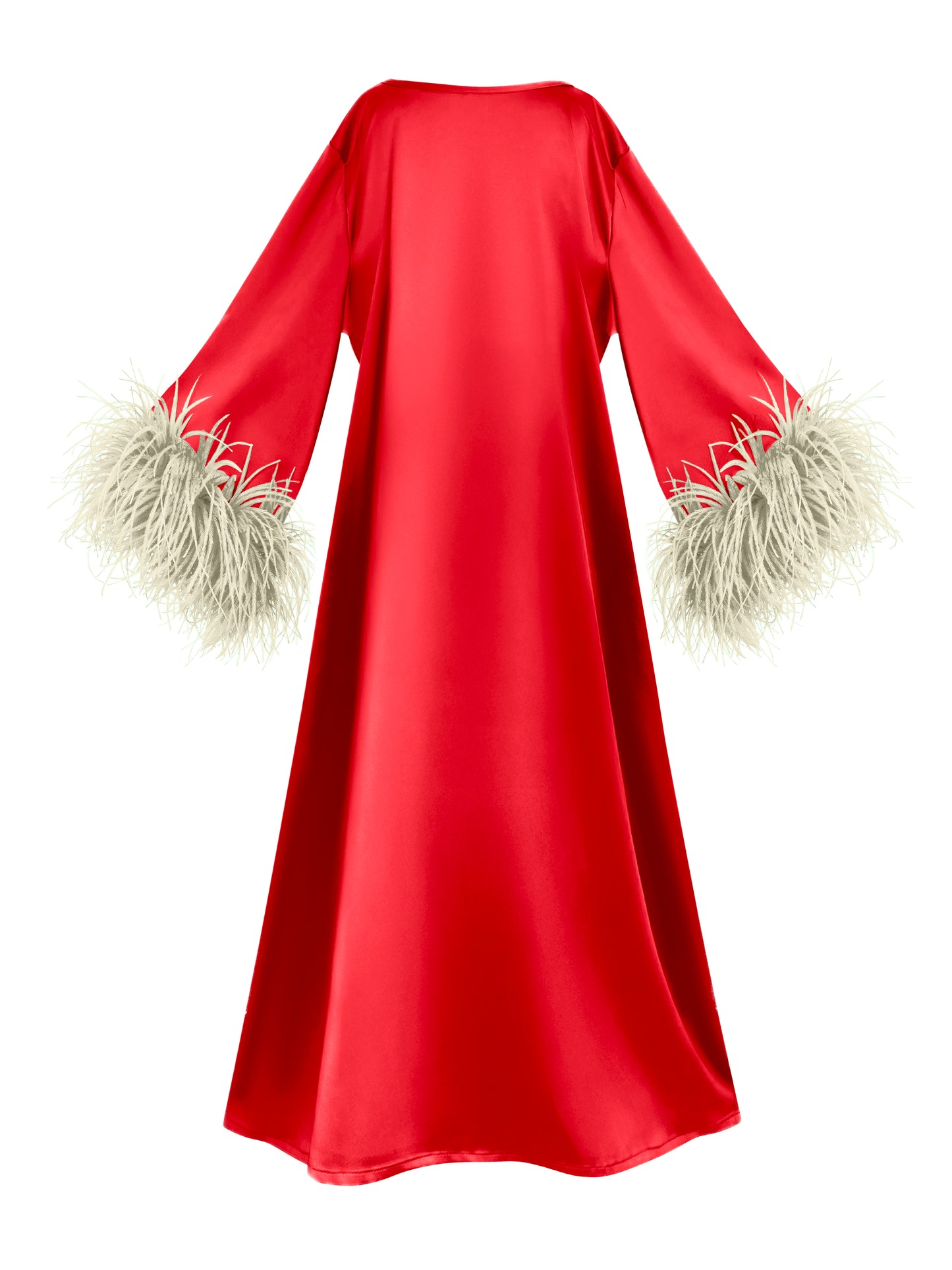 Jess Maxi Red and Ivory Dress
