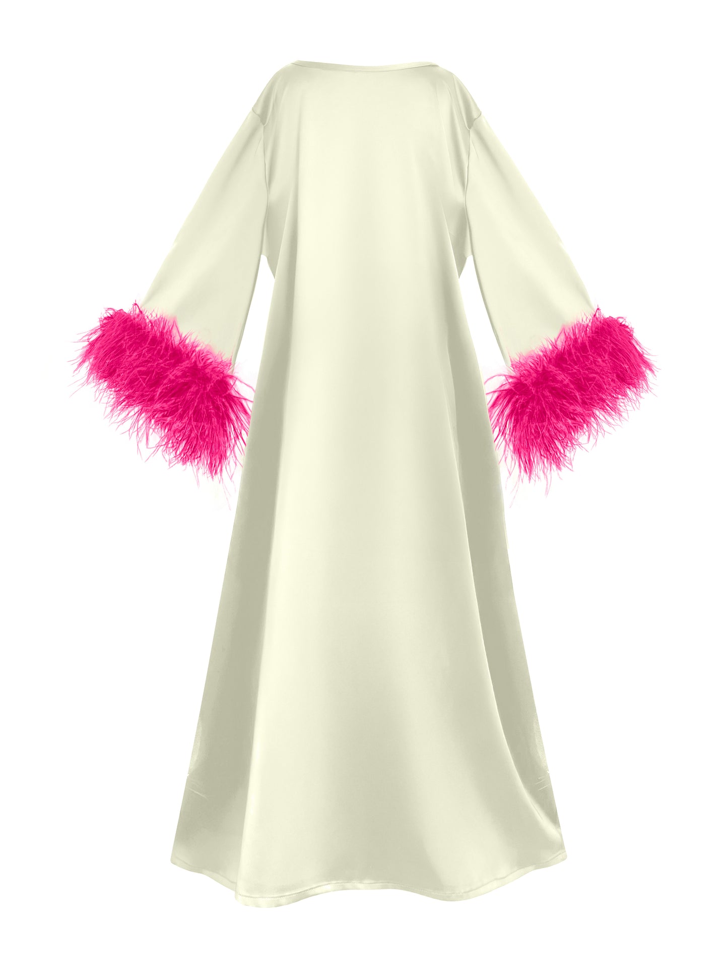 Ivory And Pink Island Dress