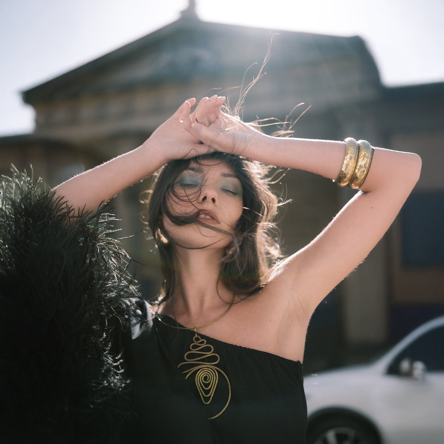 Star Black Dress