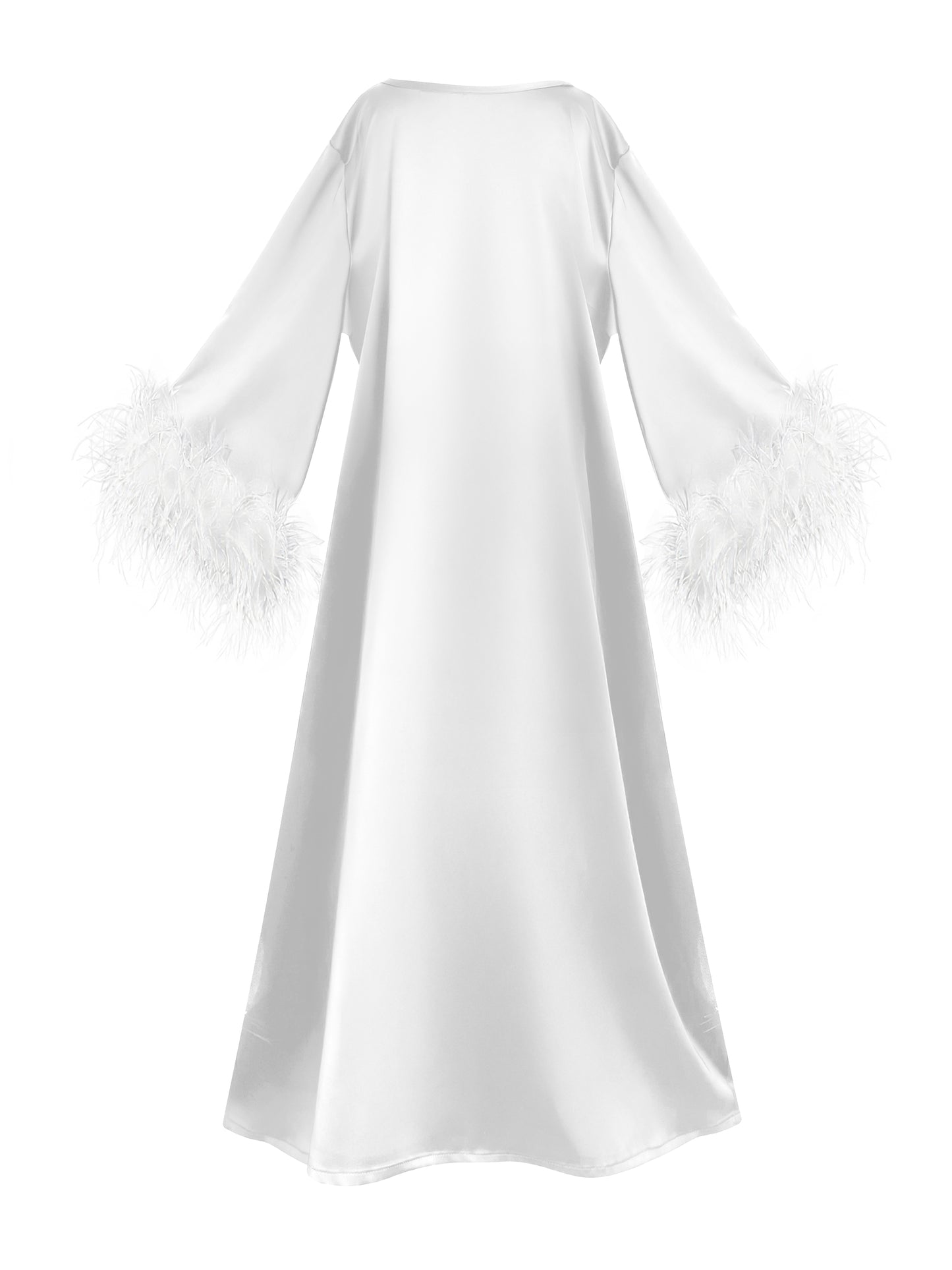 White Orchid Flowers Dress