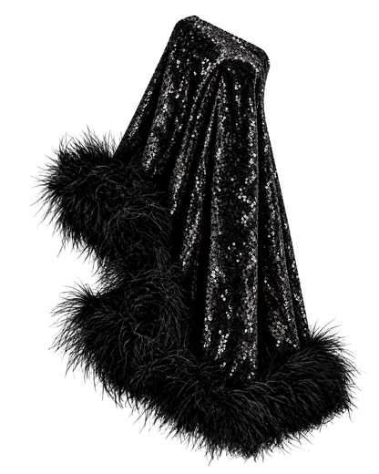 Star Black Sequin