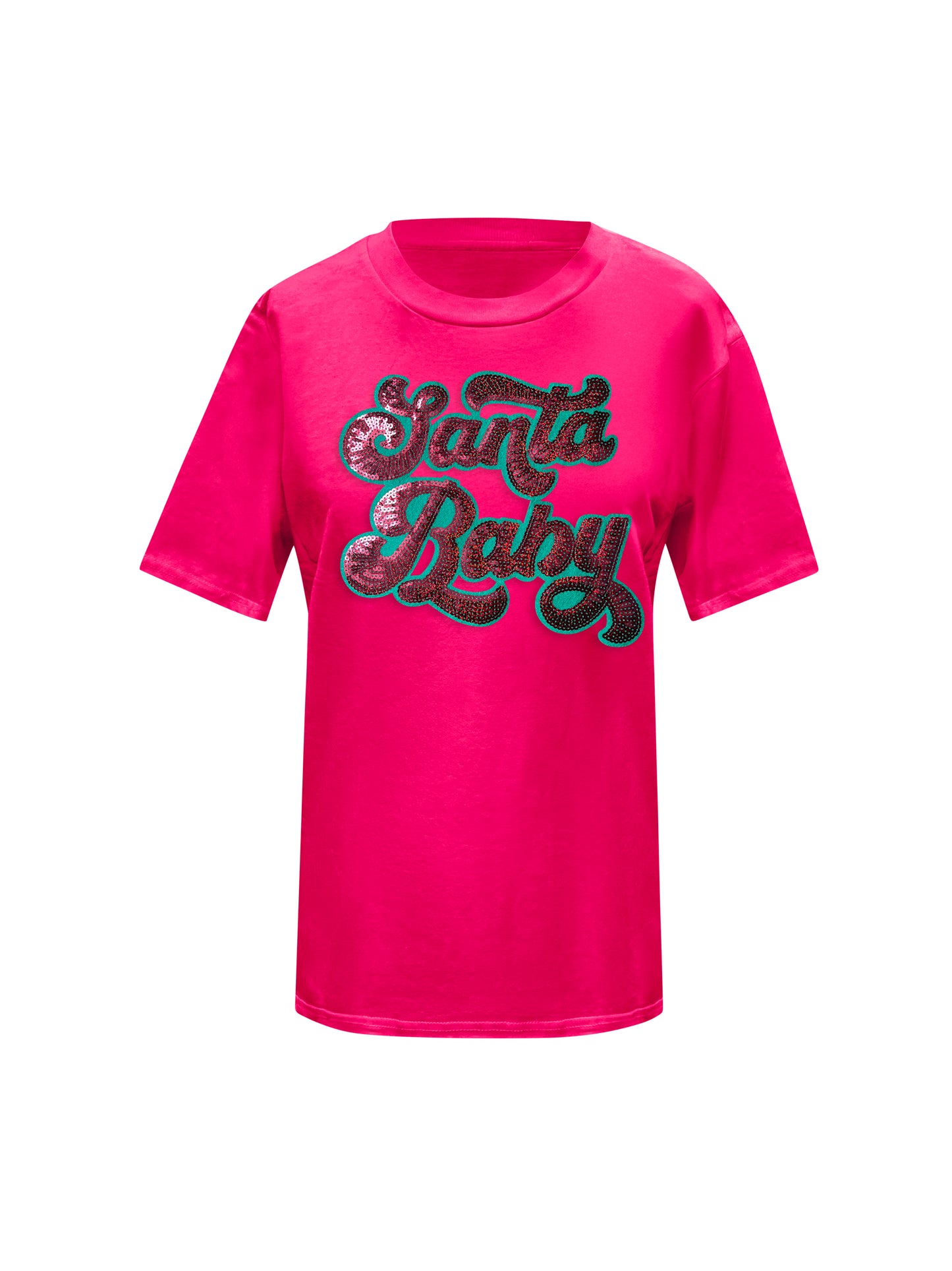 Christmas Santa Baby Sequin T-Shirt