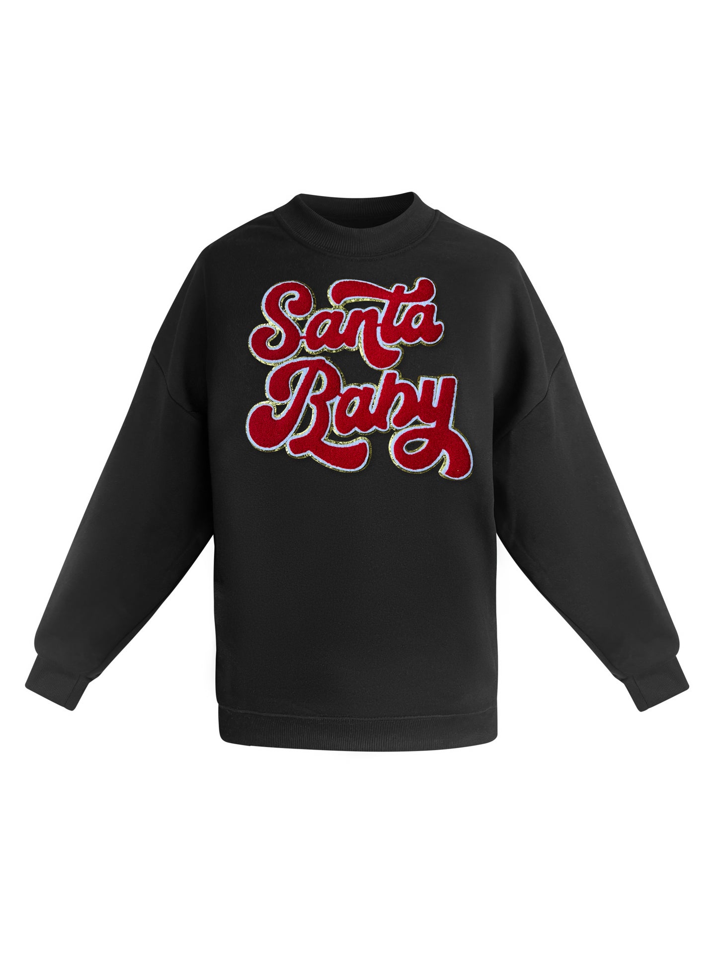 Christmas Embroidery Santa Baby Sweatshirt