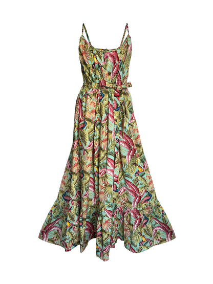 Amazonia Tropical Cotton Dress