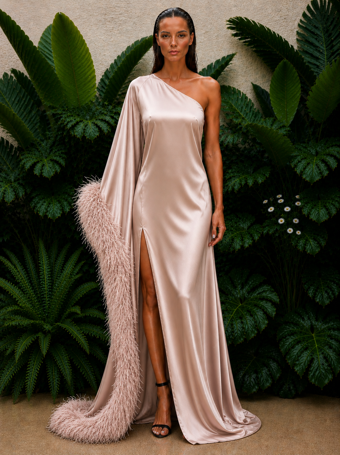 Athena Dusky Pink Dress