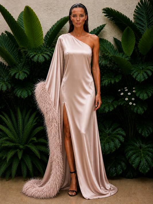 Athena Dusky Pink Dress