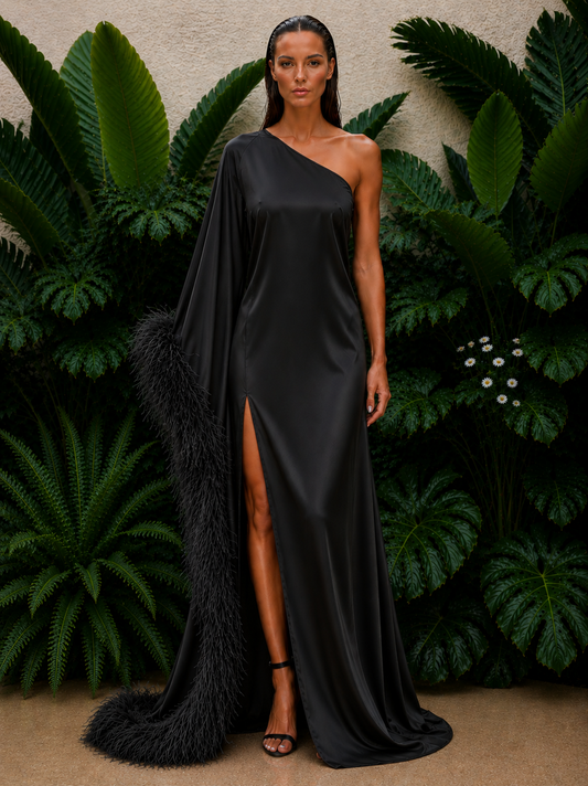 Athena Black Dress