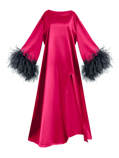 Pink and Black Island Dress