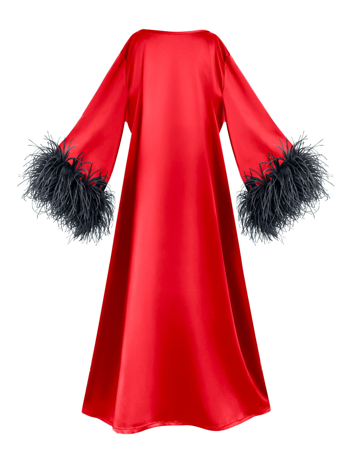 Jess Maxi Red and Black Dress