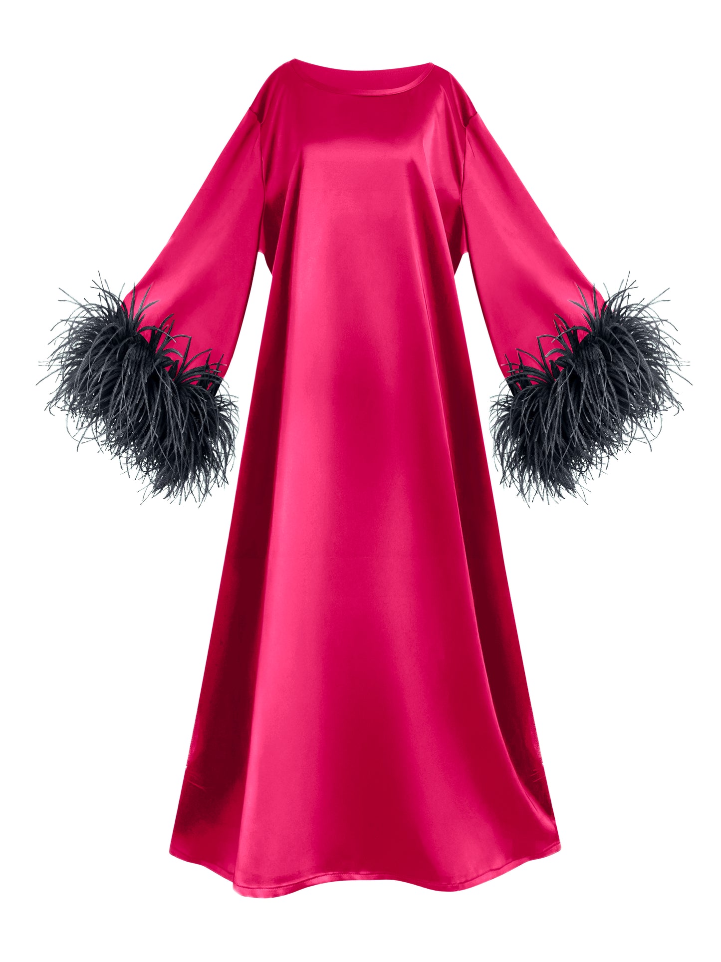 Jess Maxi Pink and Black Dress