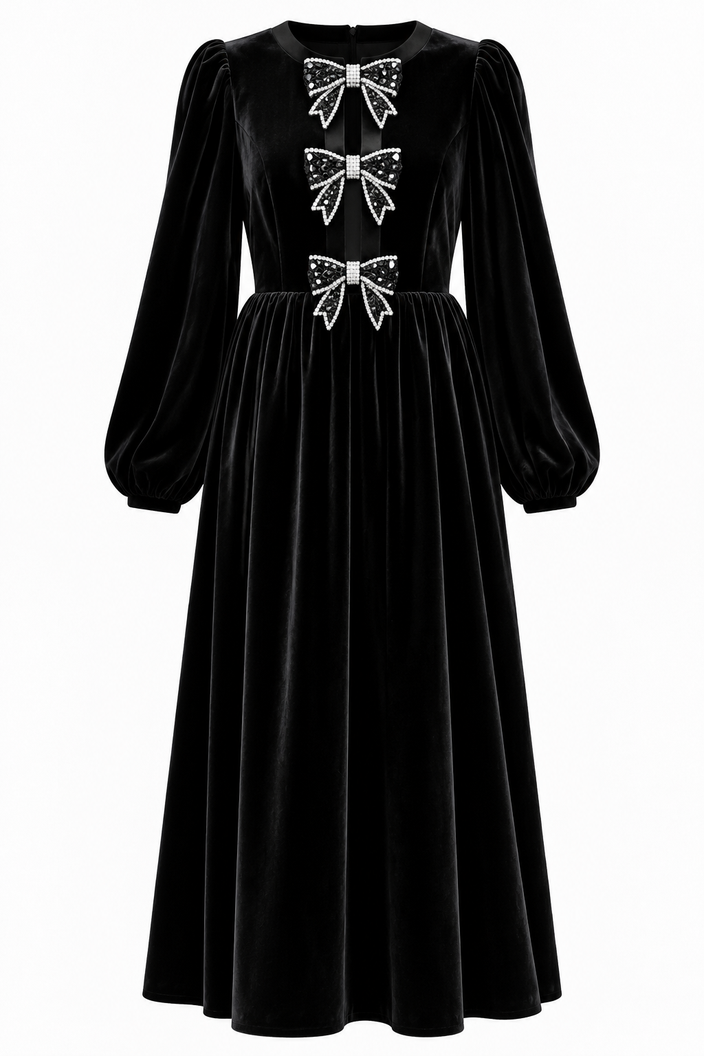 Velvet Bow Dress