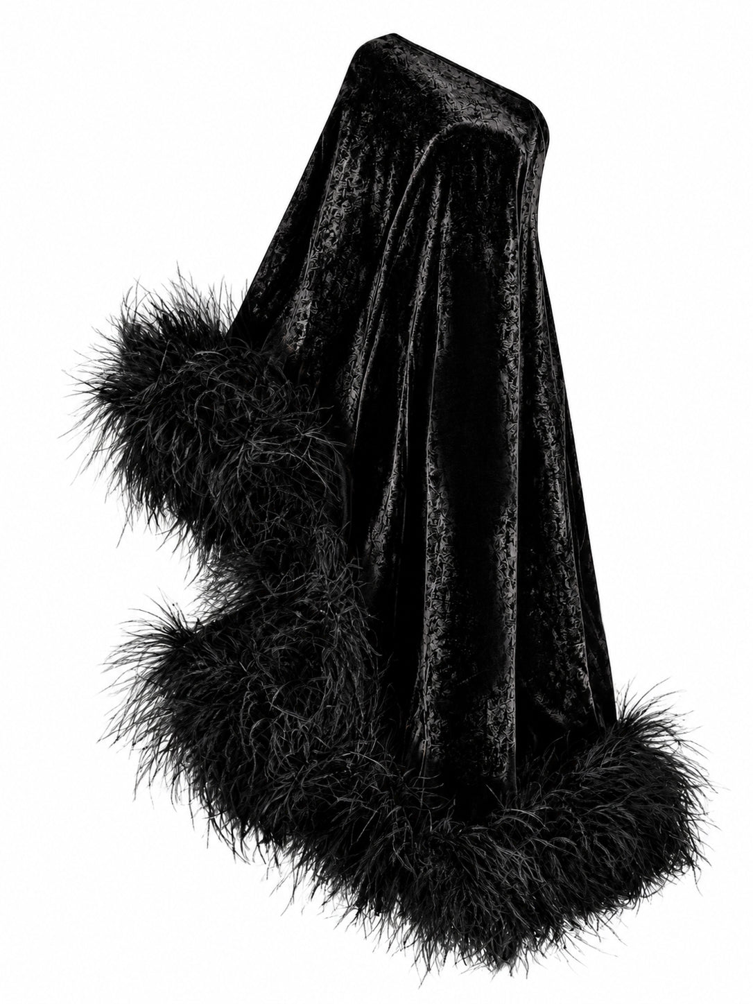 Star Black Velvet  Dress