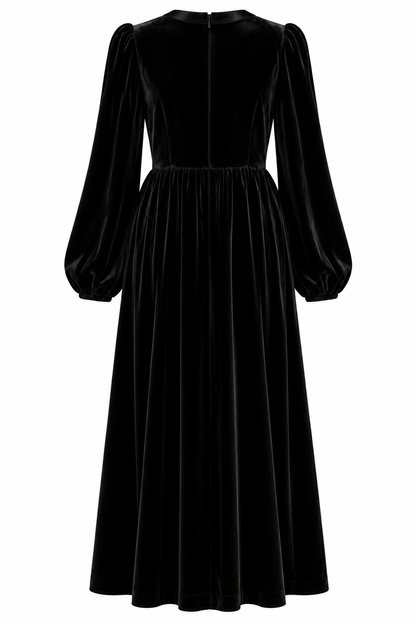 Velvet Bow Dress