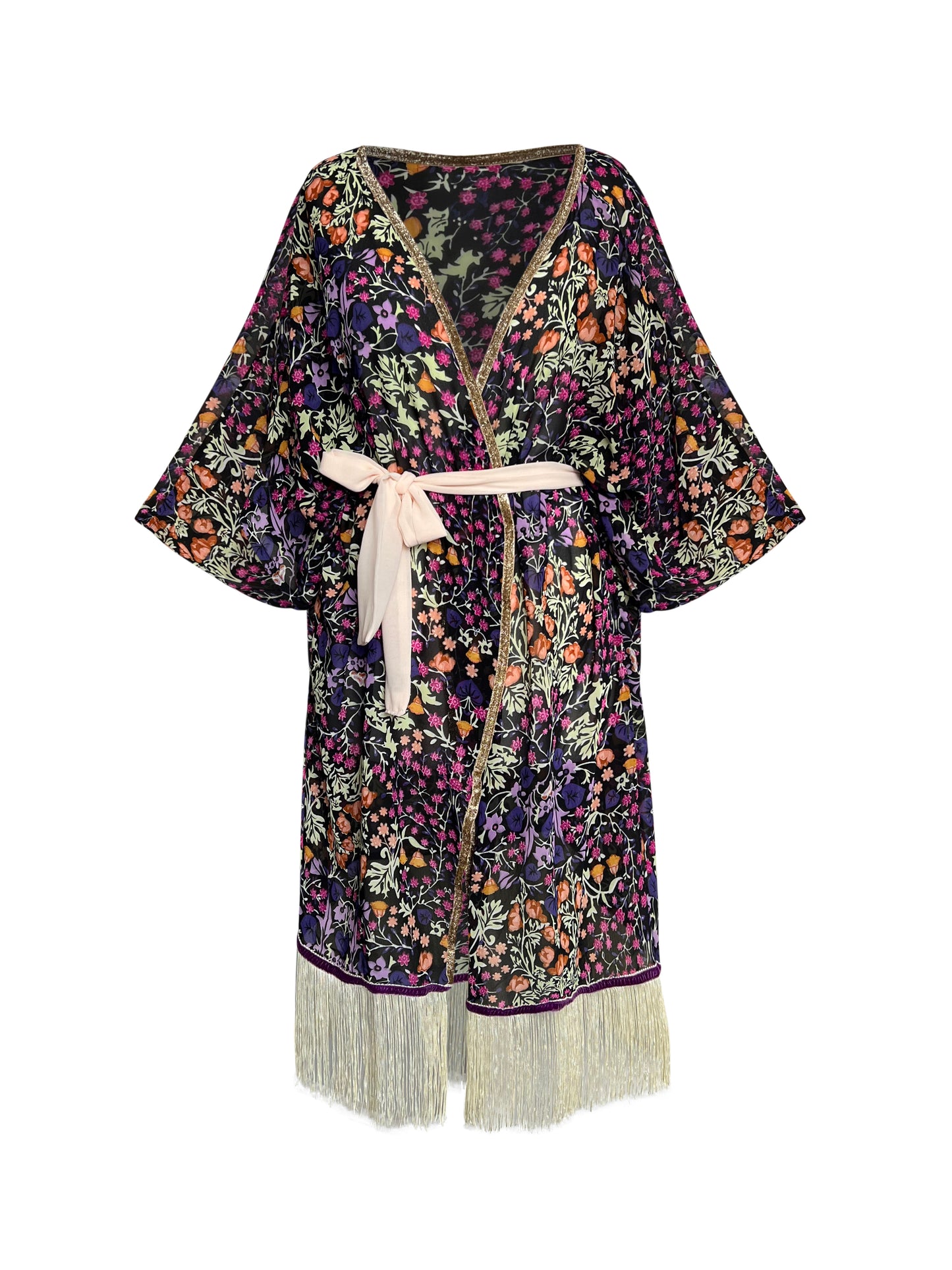 Country Fringe Kimono