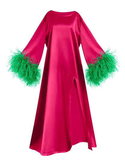Pink and Green Island Dress