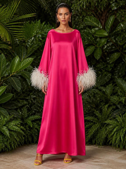 Jess Maxi Pink and Ivory Dress