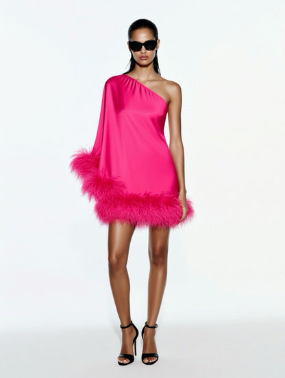 Star Pink Mini Dress