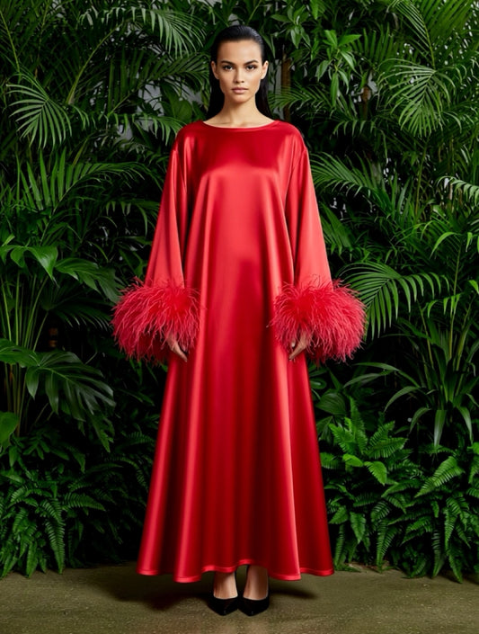 Jess Maxi Red Dress