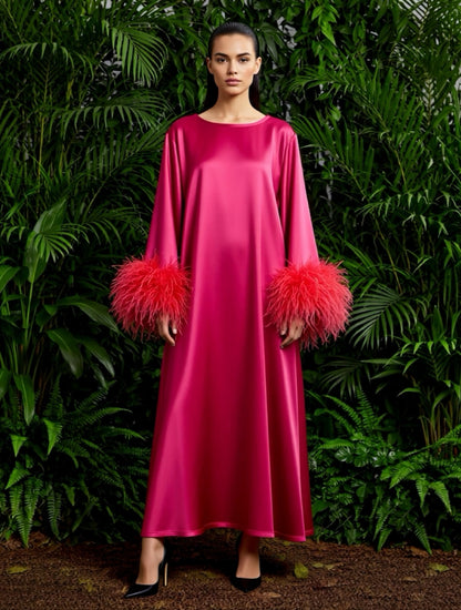 Jess Maxi Pink and Red Dress
