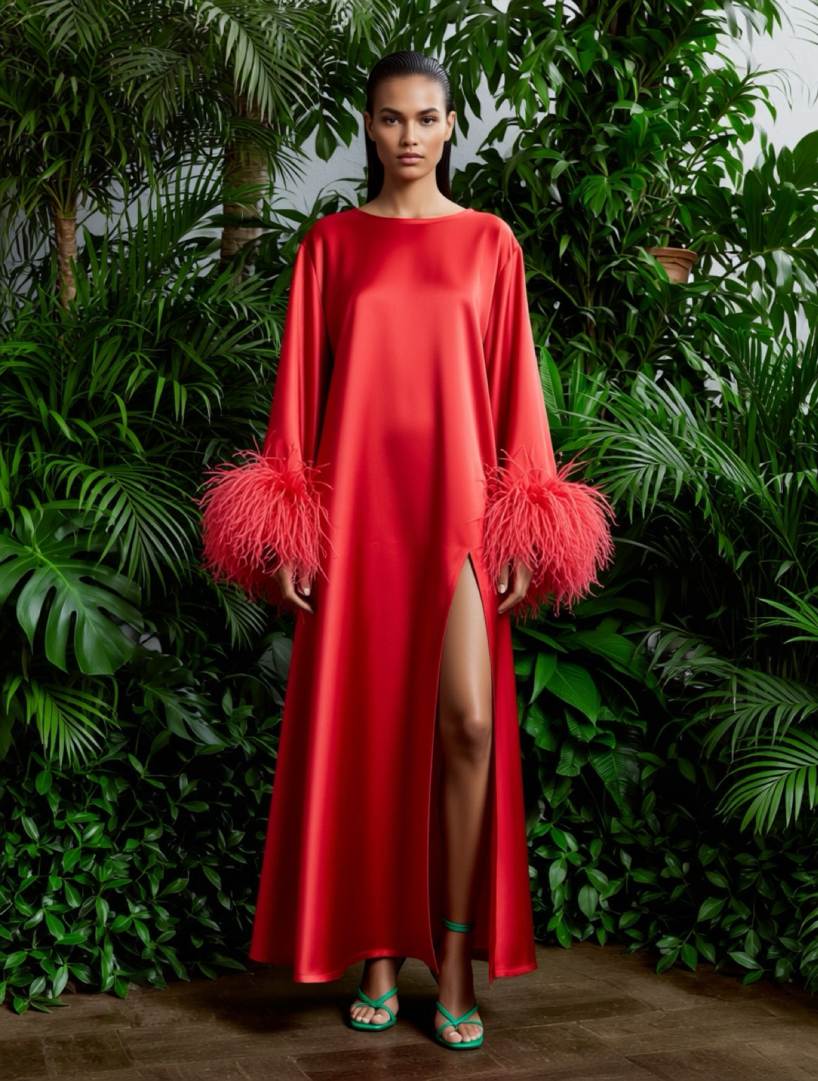 Red Island Dress
