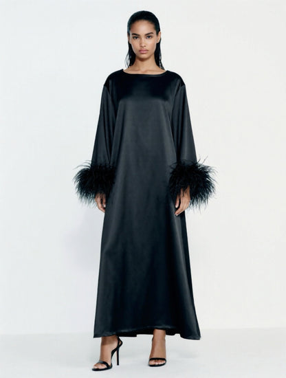 Jess Maxi Black Party Dress