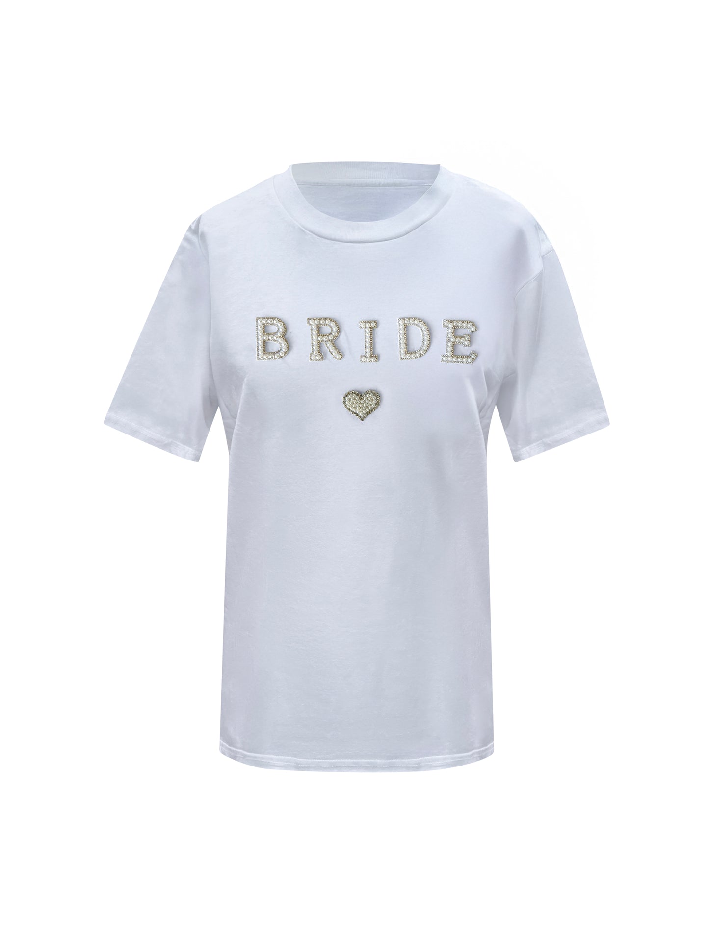 Bride Heart White T-Shirt