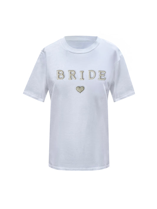 Bride Heart White T-Shirt