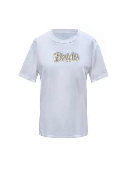 Bride Pearl White T-Shirt