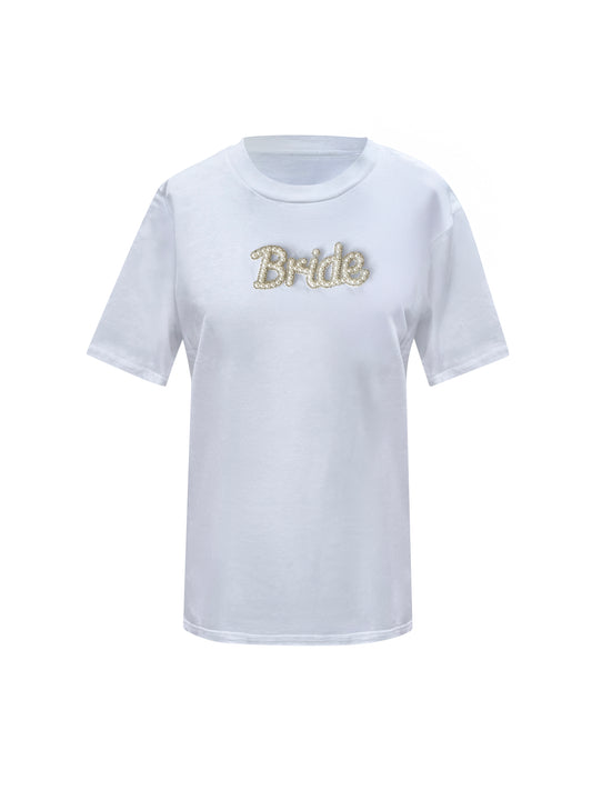 Bride Pearl White T-Shirt