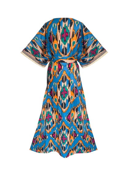Holiday Summer Multi Long Kimono