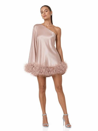Star Dusky Pink Mini Dress