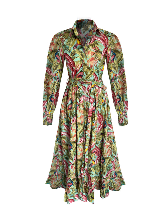 Jungle Carmen Summer Holiday Dress