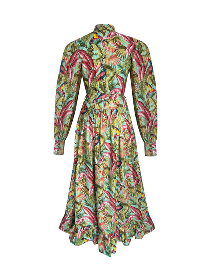 Jungle Carmen Summer Holiday Dress
