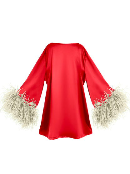 Jess Mini Red and Ivory Dress