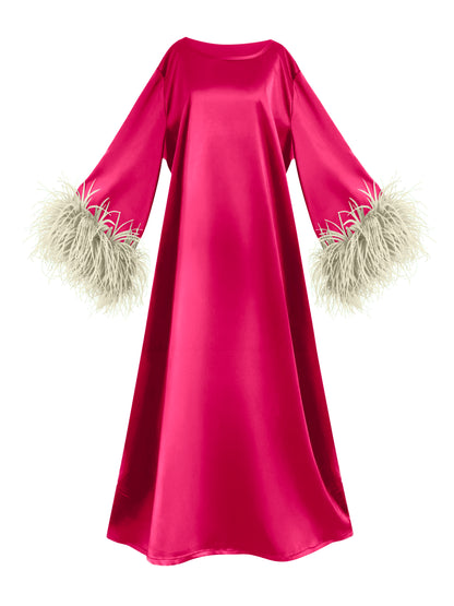 Jess Maxi Pink and Ivory Dress