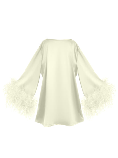 Ivory Mini Dahlia Dress
