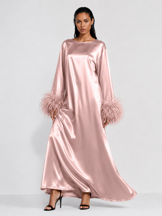Jess Maxi Dusky Pink Dress