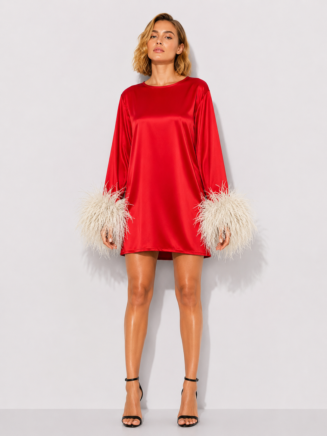 Jess Mini Red and Ivory Dress