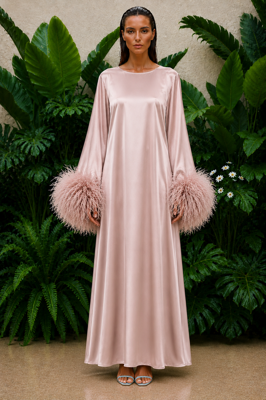 Jess Maxi Dusky Pink Dress