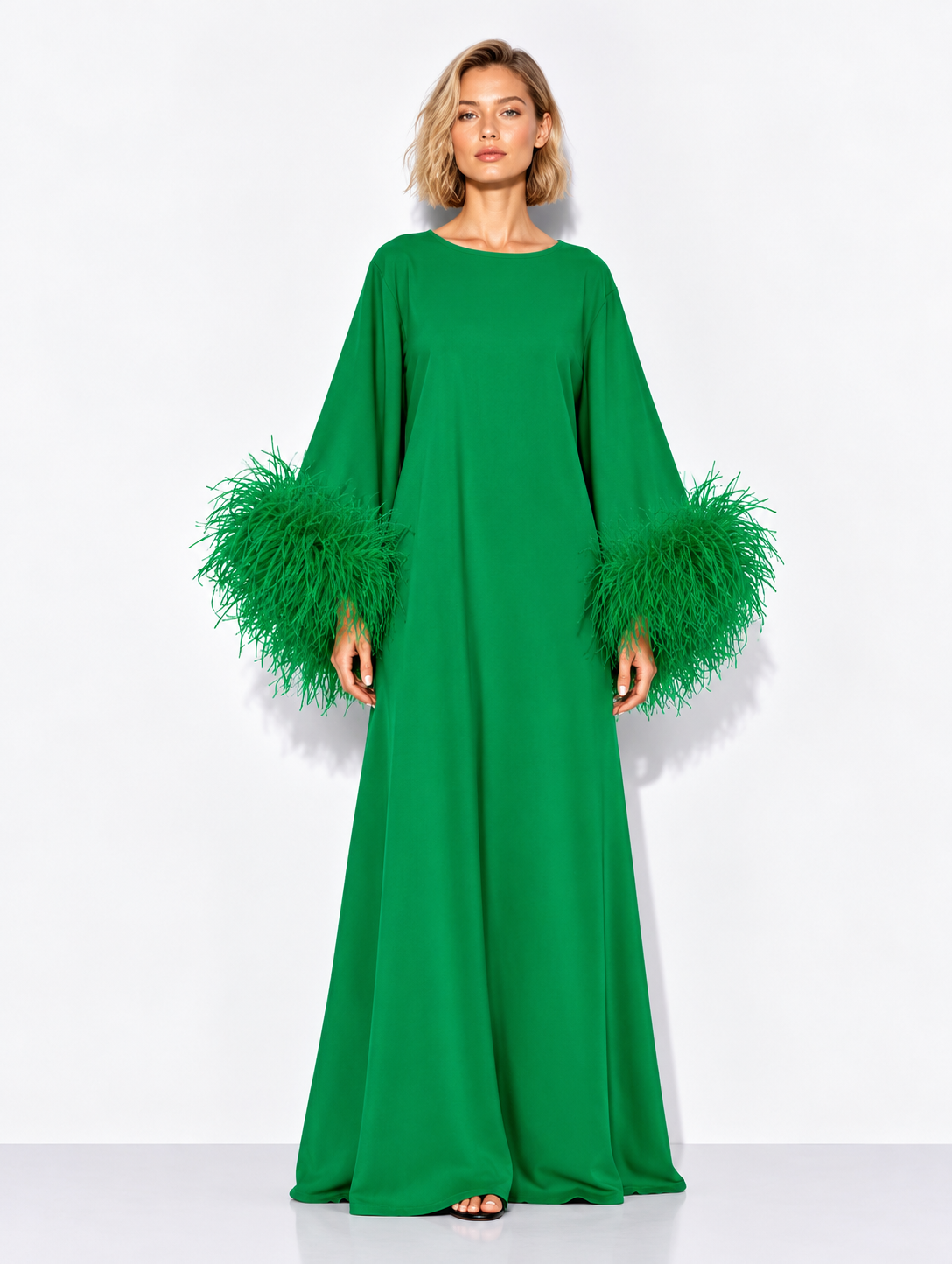 Jess Maxi Green Dress