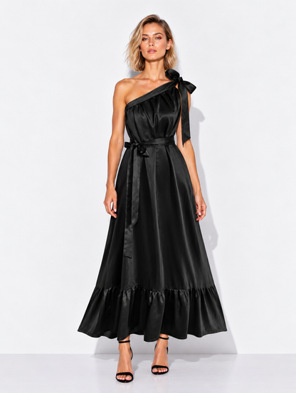 Lila Black Maxi Dress