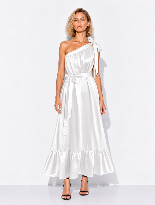 Lila White Maxi