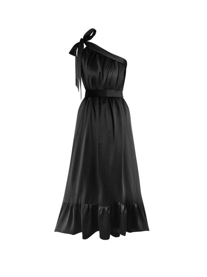 Lila Black Maxi Dress