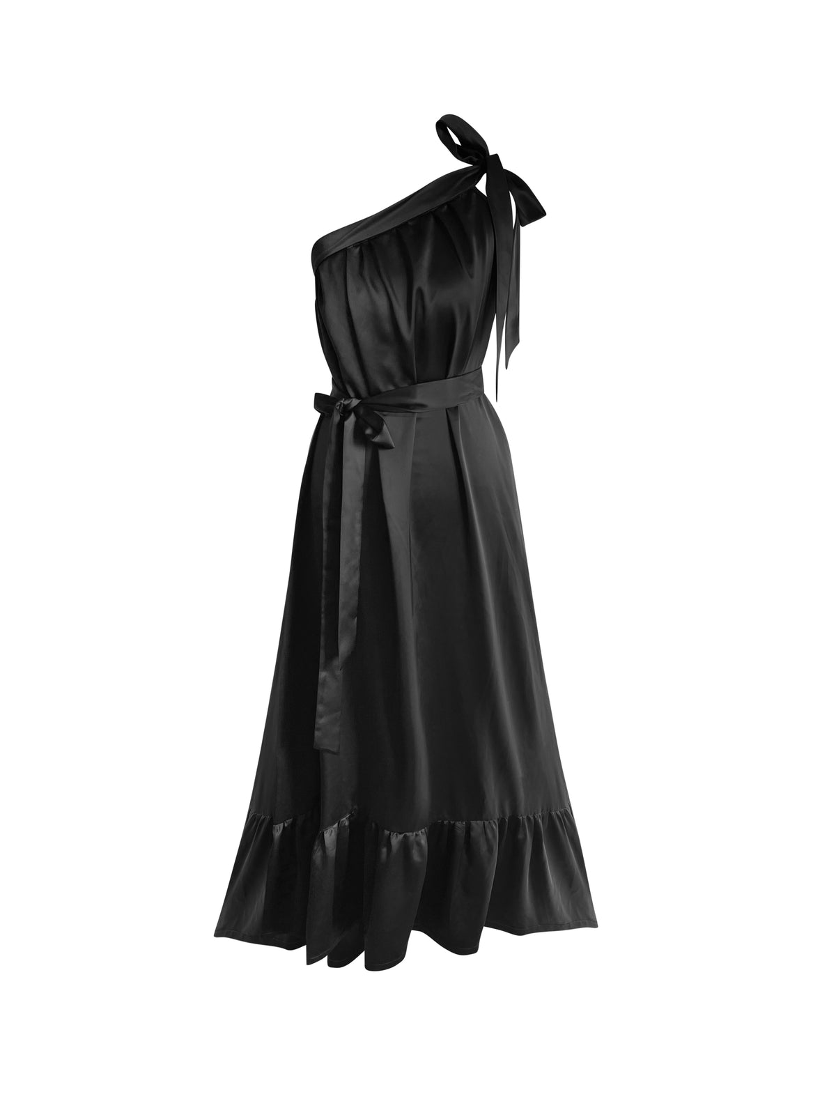Lila Black Maxi Dress